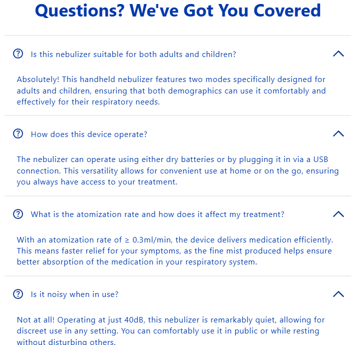 π Leveloo Mesh Nebulizer for Daily Use